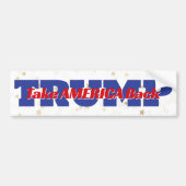 NEEM AMERIKA TERUG Trum Slogan Bumpersticker (Voorkant)