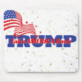 NEEM AMERIKA TERUG Trump Slogan Muismat (Voorkant)