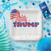 NEEM AMERIKA TERUG Trump Slogan Papieren Bordje (Feest)