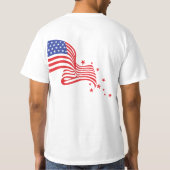 NEEM AMERIKA TERUG Trump Slogan T-shirt (Achterkant)