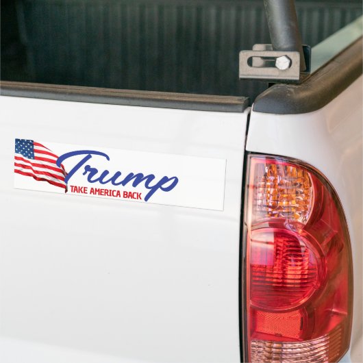 NEEM AMERIKA TERUG Trump Tekst Bumpersticker (Op Truck)