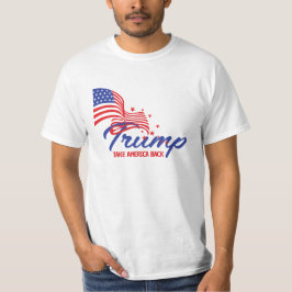 NEEM AMERIKA TERUG Trump Tekst T-shirt