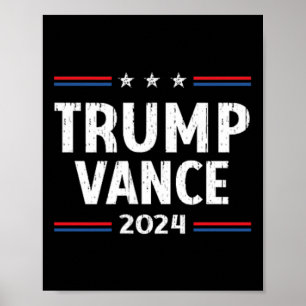 Neem Amerika terug Trump Vance 2024 Vice President Poster