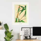 Neem Bamboe ~ Japanse vingerafdrukken Poster (Thuiskantoor)