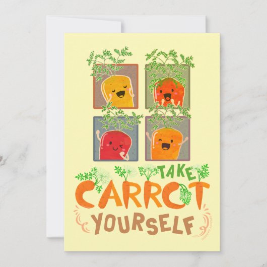 Neem Carrot zelf - Punny Garden (Voorkant)