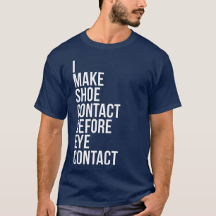 Neem contact op met de huid voordat u contact opne t-shirt