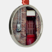Neem de achterkant daar. metalen ornament (Rechts)
