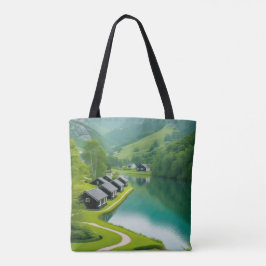 Neem de bergen waar je ook gaat – Schilderachtig Tote Bag