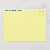 Neem de Cake.  Dank u Feestdagenkaart (Achterkant)