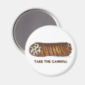 Neem de Cannoli Italiaanse Cannolis Pastry Magnet (Voorkant / Achterkant)