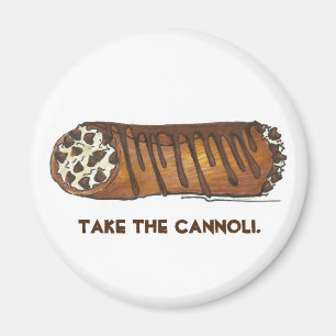 Neem de Cannoli Italiaanse Cannolis Pastry Magnet