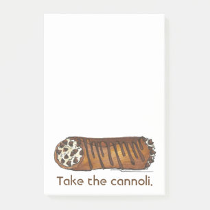 Neem de Cannoli Italiaanse chocolade Cannolis Post Post-it® Notes