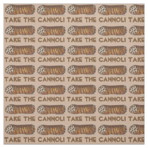 Neem de Cannoli Italiaanse Chocolate Chip Fabric Stof