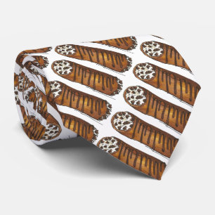 Neem de Cannoli Italiaanse voedselchocolade Chip Stropdas