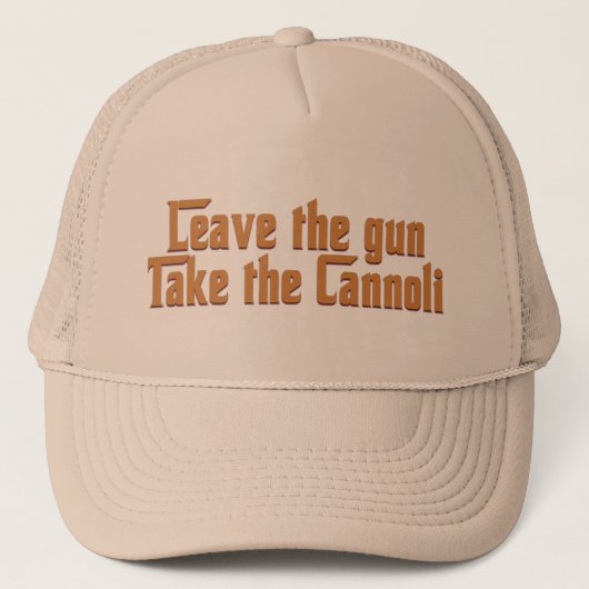 Neem de Cannoli Trucker Pet (Voorkant)