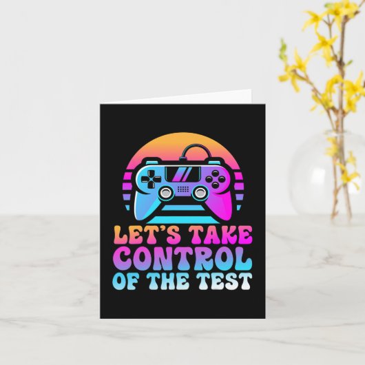 Neem de controle over de test - Game Lovers testda Kaart (Gele Bloem)