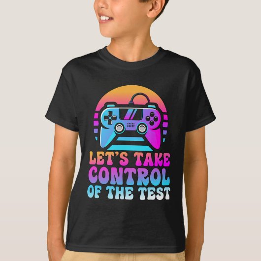 Neem de controle over de test - Game Lovers testda T-shirt (Voorkant)