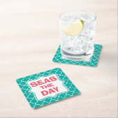 Neem de Dag Funny Quote in beslag Kartonnen Onderzetters (Insitu)