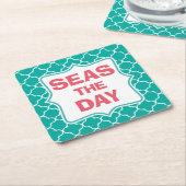 Neem de Dag Funny Quote in beslag Kartonnen Onderzetters (Schuin)