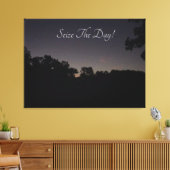 Neem de dag in beslag op een canvas afdruk (Insitu (Woonkamer))