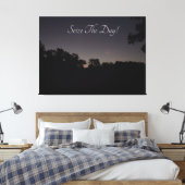Neem de dag in beslag op een canvas afdruk (Insitu (Slaapkamer))