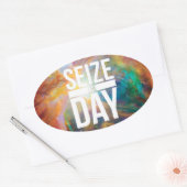 Neem de Dag Nebula Ovale Sticker (Envelop)