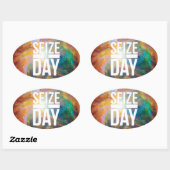 Neem de Dag Nebula Ovale Sticker (Vel)