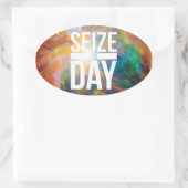 Neem de Dag Nebula Ovale Sticker (Tas)