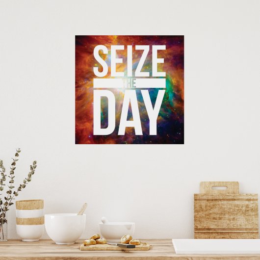 Neem de Dag Nebula Poster (Keuken)