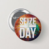 Neem de Dag Nebula Ronde Button 5,7 Cm (Voorkant /achterkant)