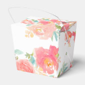 Neem de doos Bloemen waterverf Bedankdoosjes (Achterkant)