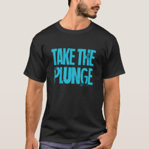 Neem de duik koud duik ijsbad t-shirt