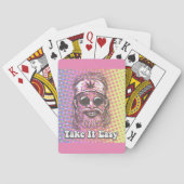 Neem de eenvoudige Hippie-speelkaarten Pokerkaarten (Achterkant)