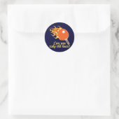 Neem de Heat Flaming Ping Pong Ronde Sticker (Tas)