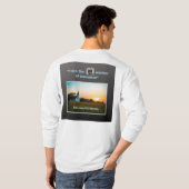 Neem de Helm van de Verlossing - Witte Lange Mouw T-shirt (Achterkant volledig)