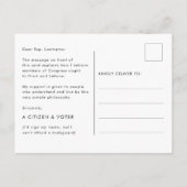 Neem de High Road Mountain Sun voor het Congres Briefkaart (Achterkant)