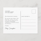 Neem de High Road Slate Blue Motivatie Briefkaart (Achterkant)