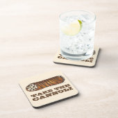 Neem de Italiaanse chocolade-chocolade van Cannoli Bier Onderzetter (Rechterzijde)