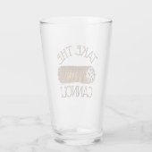 Neem de Italiaanse chocolade-chocolade van Cannoli Glas (Achterkant)