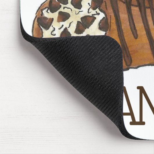 Neem de Italiaanse chocolade-chocolade van Cannoli Muismat (Hoek)