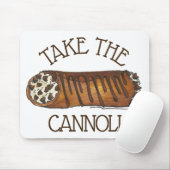 Neem de Italiaanse chocolade-chocolade van Cannoli Muismat (Met muis)