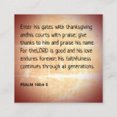 Neem de Kaarten van de Manuscript van de Heer Emoj Vierkante Visitekaartje (Achterkant)