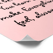 Neem de Kans van uw eigen Citaat Poster zijn (Hoek)