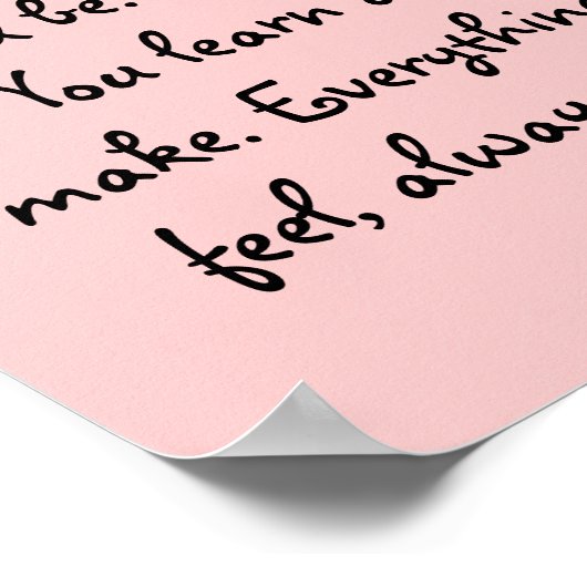 Neem de Kans van uw eigen Citaat Poster zijn (Hoek)