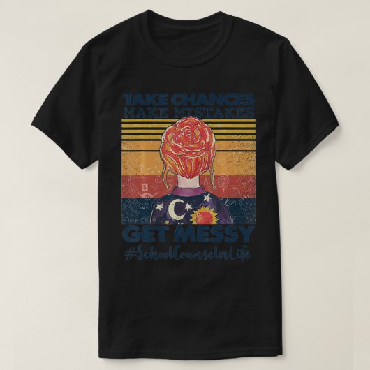 Neem de Kansen maken Misken krijgen de Taal van de T-shirt (Design voorkant)