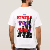 Neem de Lood Plus-Grootte T-Hemel T-shirt (Achterkant)