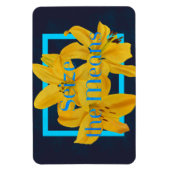 Neem de middelen in beslag met Blue and Yellow Lil Magneet (Verticaal)