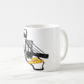 Neem de Mok van de Koffie van de Brug (Voorkant rechts)
