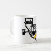 Neem de Mok van de Koffie van de Brug (Voorkant links)