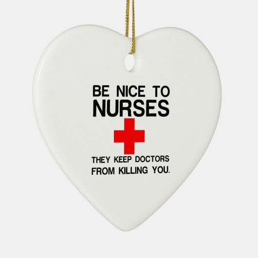 NEEM DE NEUS OM DE DOKERS TE HOUDEN KERAMISCH ORNAMENT (Rechts)